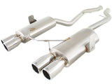aFe MACHForce XP Exhaust Cat-Back 2.5in Dia SS-304 Polished Tips 07-13 BMW M3 (E92/93) V8 4.0L - 49-36312-P