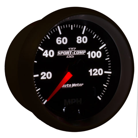 Autometer Sport-Comp II 3-3/8in 0-140MPH In-Dash Electronic GPS Programmable Speedometer - 3680