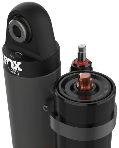 Fox 2.5 Factory Race 8in. P/B Res. 4-Tube Ext. Bypass 7.95in. Shaft Piggyback Shock (Custom) - 981-25-413-C