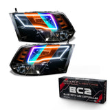 Oracle Lighting 09-18 RAM 1500 Sport Halo Headlights - Blk Housing w/BC1 Controller - 8906-335