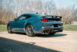 Corsa 24+ Ford Mustang Dark Horse 5.0L 3in Dual Rear Axle-Back w/Twin 4.5in Black PVD Slash Tips - 21267BLK
