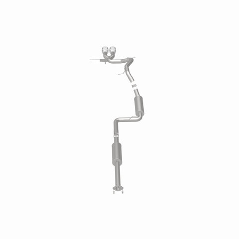MagnaFlow 13 Ford Focus 2.0L Turbocharged ST Dual Center Rear Exit Stainless Cat Back Perf Exhaust - 15155