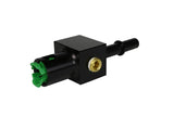Aeromotive 3/8in Quick Connect with AN-08 port and 1/8in gauge port - 15121
