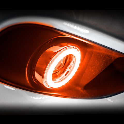 Oracle 05-10 Chrysler 300 Base Surface Mount LED Fog Light Halo Kit - Amber - 1251-005
