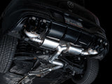 AWE Tuning MK8 Volkswagen Golf R 3in Touring Edition Quad Exhaust - Diamond Black Tips - 3015-43658