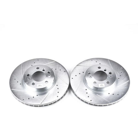 Power Stop 00-06 BMW X5 Front Evolution Drilled & Slotted Rotors - Pair - EBR632XPR