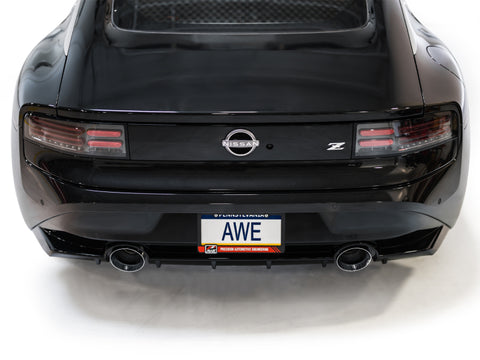 AWE Tuning 2023 Nissan Z RZ34 RWD Track Edition Cat-Back Exhaust System w/ Chrome Silver Tips - 3020-32400