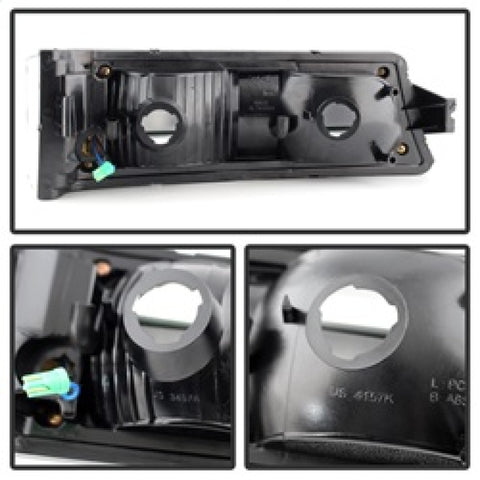 xTune Chevy Silverado 03-06 / Avalanche 02-06 LED Bumper Lights Chrome CBL-JH-CS03-LED-C - 9027499