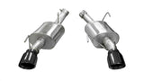 Corsa 2005-2010 Ford Mustang Shelby GT500 5.4L V8 Black Xtreme Axle-Back Exhaust - 14314BLK