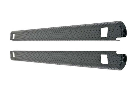 Dee Zee 02-09 Dodge Ram Bed Cap Wrap W/Stake Pockets Black-Tread Aluminum 8Ft Bed - DZ31983B