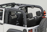 Rugged Ridge Roll Bar Cover Black Vinyl 07-18 Jeep Wrangler JK - 13613.06