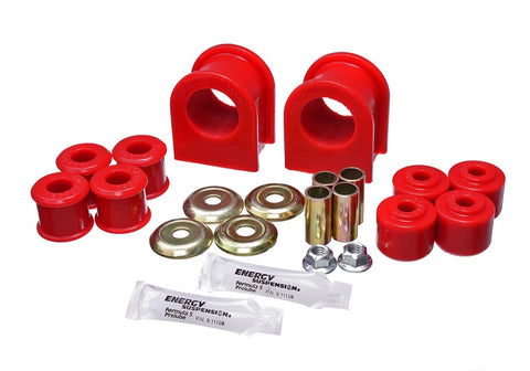 Energy Suspension 99-11 Ford F53 Motorhome Red 35mm Rear Sway Bar Bushing Set - 40.5024R