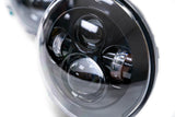 DV8 Offroad 07-18 Jeep Wrangler JK LED Projector Headlights w/ Angel Eyes - HL7JK-02
