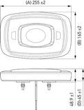 Hella L/Bar Mini 10In Led (Mv Fxd Amber) - 014566111