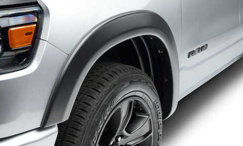 Bushwacker 19-22 Ram 1500 (Excl. Rebel/TRX) 76.3 & 67.4in Bed OE Style Flares 4pc Set - Blk / Smooth - 50928-02