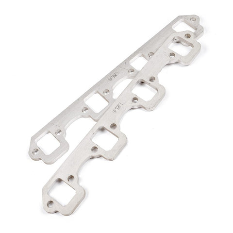 Stainless Works SBF Stock Rectangular Shaped Port 304SS Exhaust Flanges 1-5/8in Primaries (2in BP) - HFSBF1