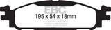 EBC 11+ Ford Explorer 2.0 Turbo 2WD Greenstuff Front Brake Pads - DP61873