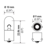 Hella Bulb 3893 12V 4W BA9s T2.75 - 3893
