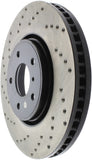 StopTech 11/05+ Infinity FX 35/45 SportStop Drilled Front Right Rotor - 128.42092R