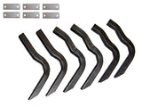 Lund 05-12 Dodge Dakota Quad Cab EZ Running Board Mounting Bracket Kit - Brite - 300057