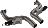 QTP 15-19 Dodge Challenger/Charger 6.2L/6.4L 304SS Aggressor Cutout Dual Mid Pipes - 530115