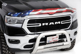 Stampede 19-23 Ram 1500 (Excl. Rebel/TRX) Vigilante Premium Hood Protector - Flag - 2019-41