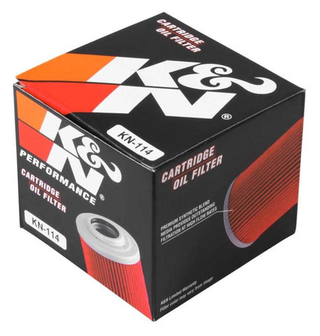 K&N Oil Filter Powersports Cartridge Oil Filter - KN-114