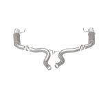 MagnaFlow Axle Back, SS, 3in, Competition, Dual Split Polished 4.5in Tip 2015 Ford Mustang GT V8 5.0 - 19103