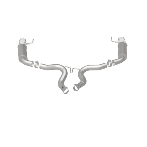 MagnaFlow Axle Back, SS, 3in, Competition, Dual Split Polished 4.5in Tip 2015 Ford Mustang GT V8 5.0 - 19103