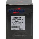Vertex Piston 22-23 Fantic Motor XX 250 250cc +5.6mm Cast Big Bore Piston Kit 72mm. 295cc. - 24079A