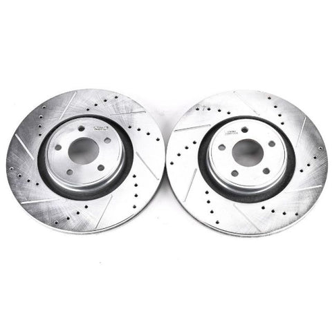Power Stop 13-18 Ford Focus Front Evolution Drilled & Slotted Rotors - Pair - AR85176XPR