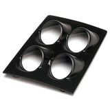 Autometer 68-69 Chevy Camaro / 68-74 Nova Quad Console Pod - Black - 10002