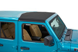 Bestop 20-26 Jeep Gladiator / 18-26 Wrangler JL Sunrider For Hardtop (Premium Black Twill) - 52454-17