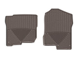 WeatherTech 2017+ Nissan Titan Front Rubber Mats - Cocoa - W455CO