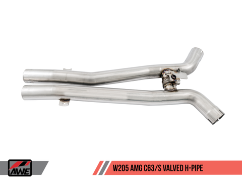 AWE Tuning Mercedes-Benz W205 AMG C63/S Sedan Track Edition Exhaust System (no tips) - 3020-31014