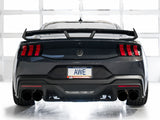 AWE 2024 Ford Mustang Dark Horse S650 RWD Track Edition Cat-Back Exhaust w/ Quad Diamond Black Tips - 3020-43375