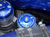 Sinister Diesel 03-07 Ford Powerstroke 6.0L Blue Spring Kit w/ Billet Spring Housing/Fuel Filter Cap - SD-FUELBLK-6.0-FFC