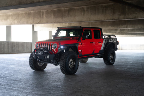 DV8 Offroad 20-23 Jeep Gladiator JT Slim Fender Flares - FDGL-07