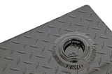 Deezee Universal Tanks - Wedge Rectangle Black Tread Aluminum - DZ 92556B