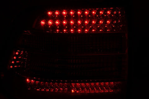 ANZO 2003-2006 Porsche Cayenne LED Taillights Red/Clear - 321170