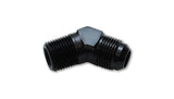 Vibrant -8AN to 10mm x 1.0 Metric Straight Adapter Fitting - 16630