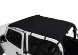 Rampage 2018-2019 Jeep Wrangler(JL) Unlimited Sport 4-Door California Ext. Brief-OE Style - Black - 90435