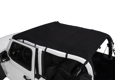 Rampage 2018-2019 Jeep Wrangler(JL) Unlimited Sport 4-Door California Ext. Brief-OE Style - Black - 90435