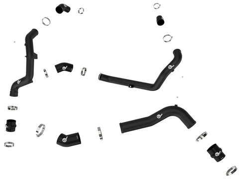 aFe 22-23 Ford Explorer BladeRunner Aluminum Hot and Cold Charge Pipe Kit - Blk - 46-20674-B