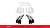 Corsa 2016-2019 Cadillac CTS-V 2.75in Inlet / 4.0in Outlet Black PVD Tip Kit (For Corsa ExhaustOnly) - 14359BLK