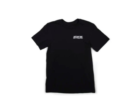 Zone Offroad Black Premium Cotton T-Shirt - Green Logo - XL - ZONU9160XL