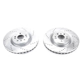 Power Stop 16-17 Mercedes-Benz GLE300d Front Evolution Drilled & Slotted Rotors - Pair - EBR1452XPR