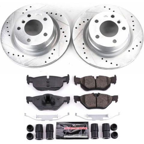 Power Stop 10-13 BMW 128i Rear Z23 Evolution Sport Brake Kit - K6348