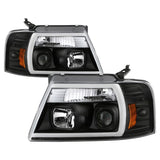 Spyder Ford F-150 04-08 High-Power LED Headlights - Black PRO-YD-FF15004PL-BK - 5088161