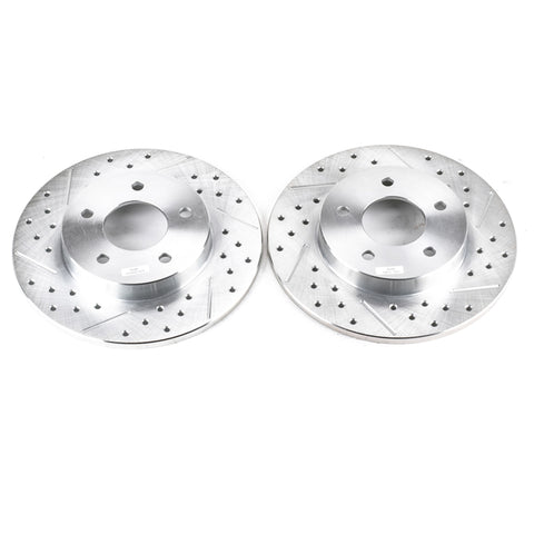 Power Stop 00-05 Buick LeSabre Rear Evolution Drilled & Slotted Rotors - Pair - AR8245XPR